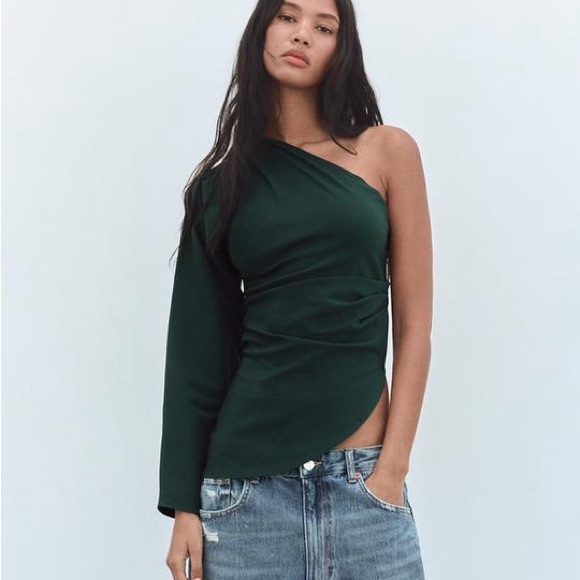 NEW ZARA asymmetrical top - Picture 2 of 11